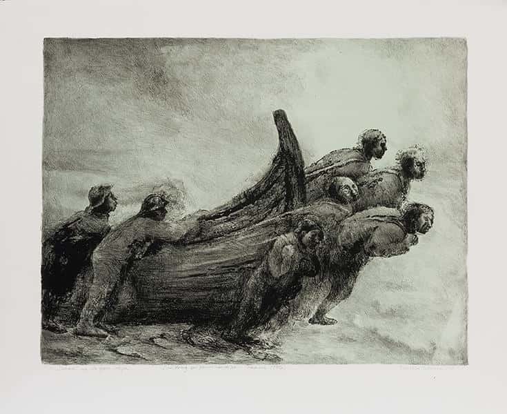 Sammen.  Erindring om pomorhandelen i Finnmark (1916) av Espolin Johnson